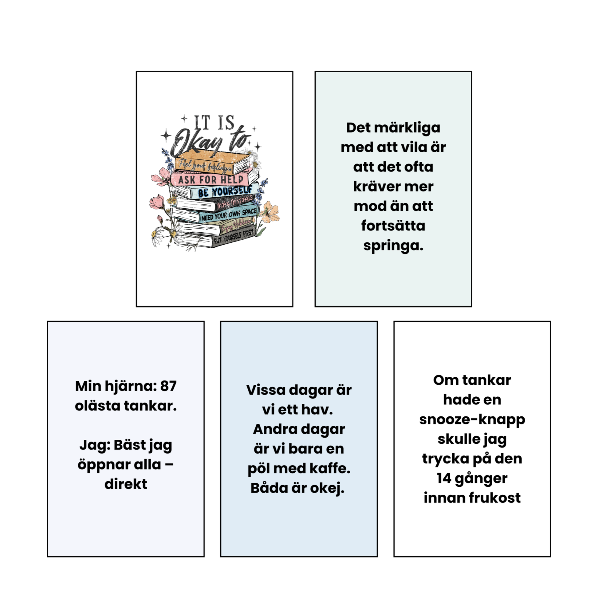 💌 5-pack vykort – hela kollektionen