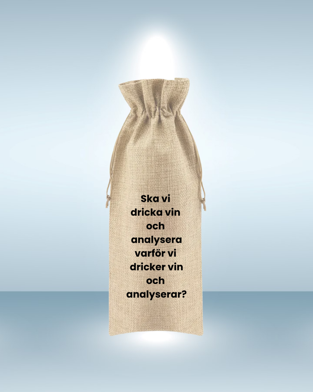 Ska vi dricka vin och analysera varför vi dricker vin?