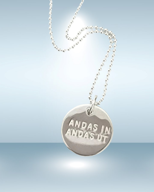Nyhet! Andas in. Andas ut. – Halsband i äkta silver