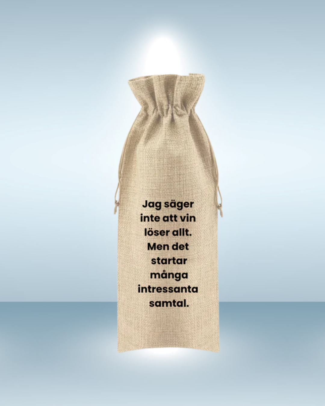 Jag säger inte att vin löser allt. Men det startar många intressanta samtal.