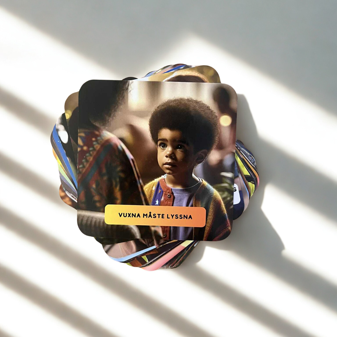 LITTLE HEARTS Affirmationskort för barn