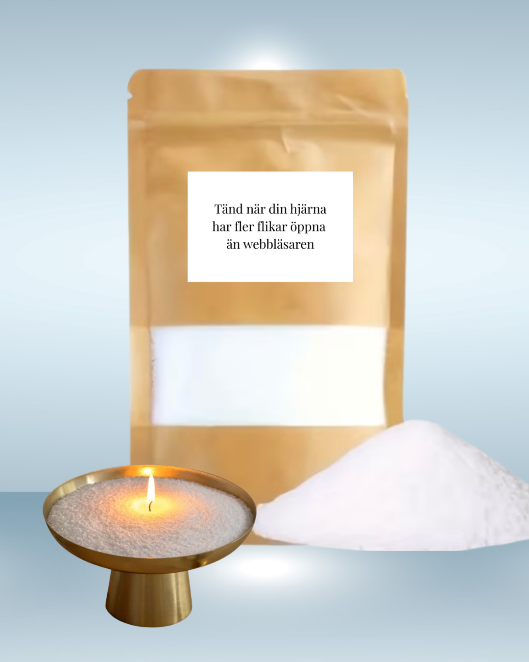 100 g - Pulverljus – Tänd när din hjärna har fler flikar öppna än webbläsaren