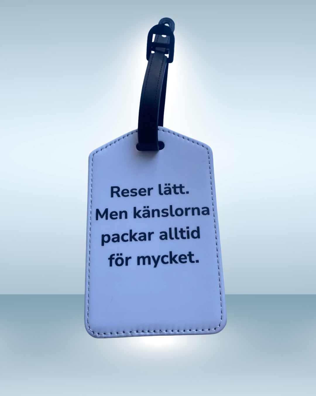 Reser lätt. Men känslorna packar alltid för mycket.