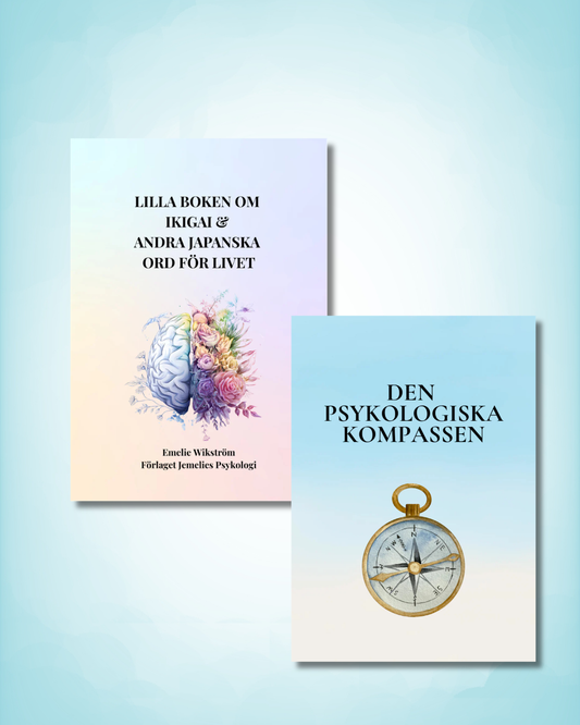 Bokpaket – Den Psykologiska Kompassen & Lilla boken om Ikigai 💛
