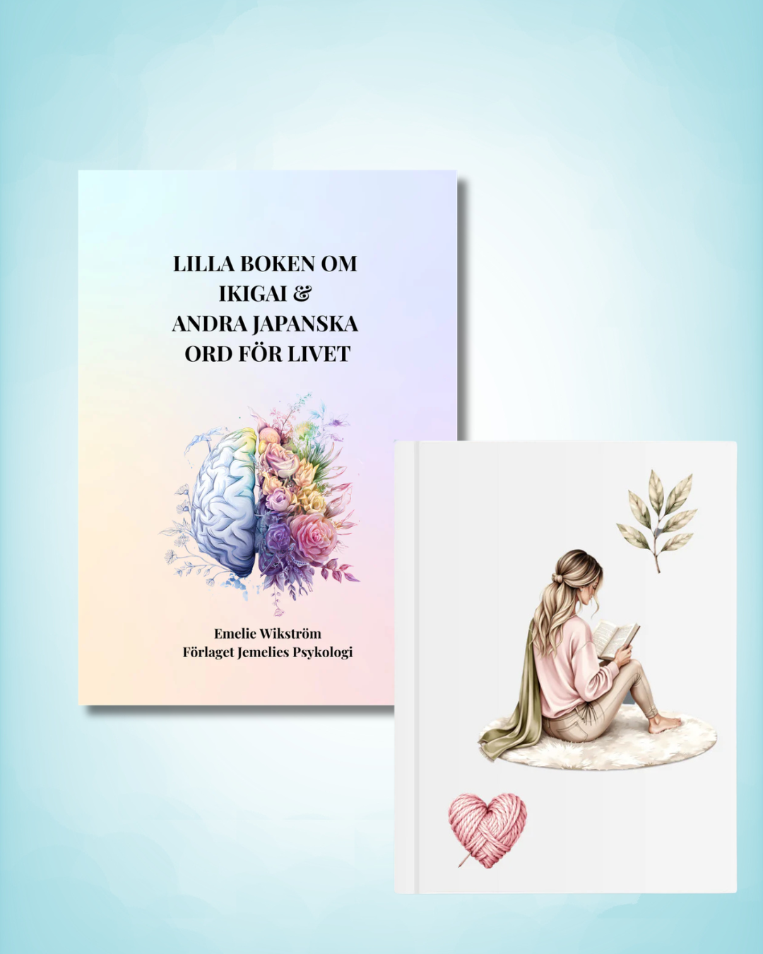 Bokpaket – Lilla boken om Ikigai & Anteckningsboken 💛☕📖