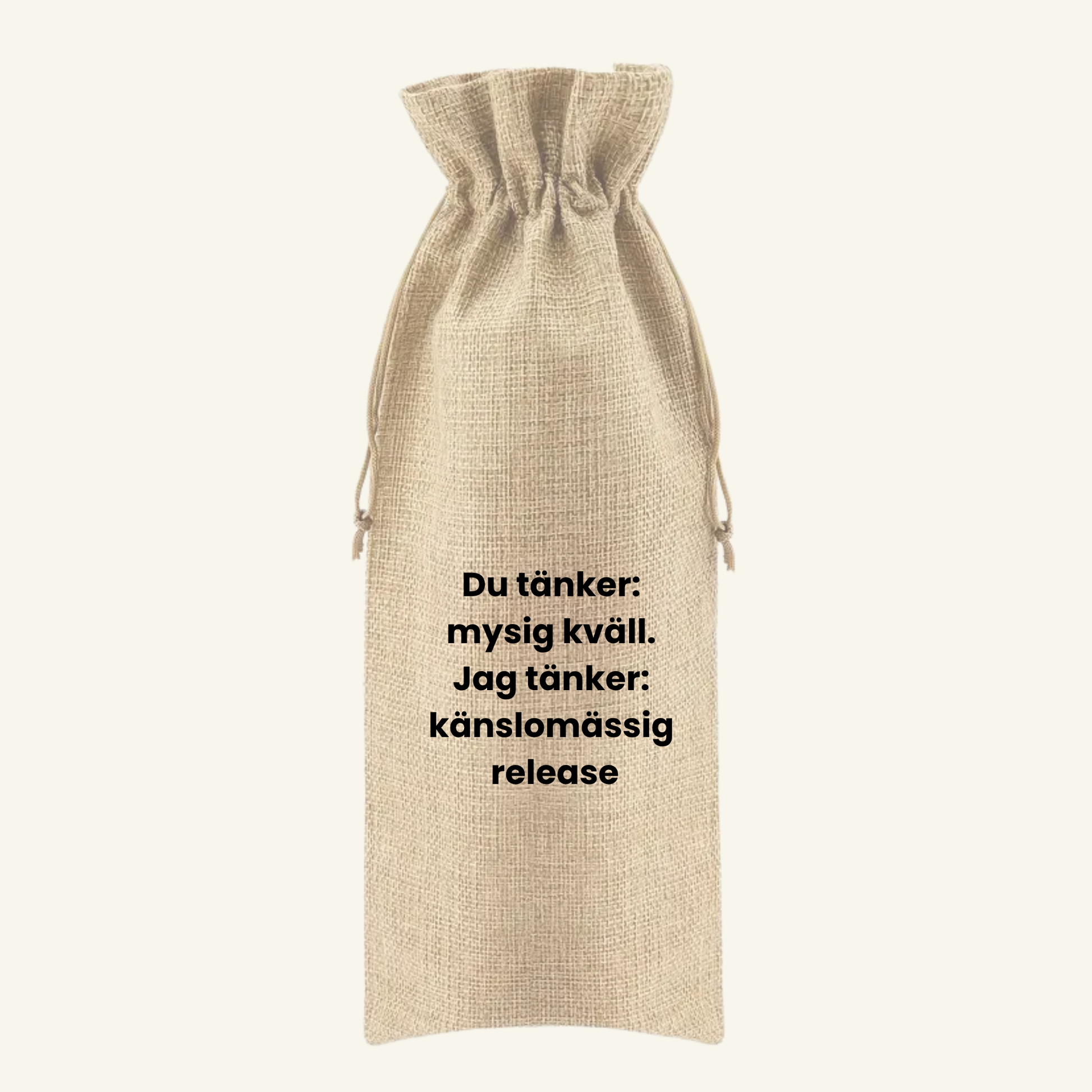 Du tänker: mysig kväll. Jag tänker: känslomässig release.