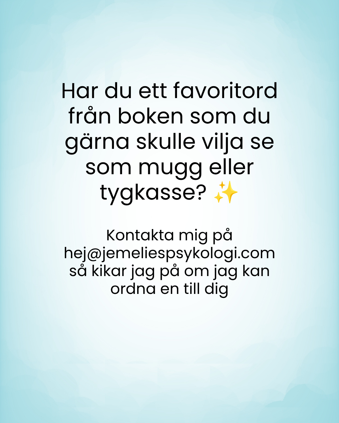 Produkt med ditt egna favoritord