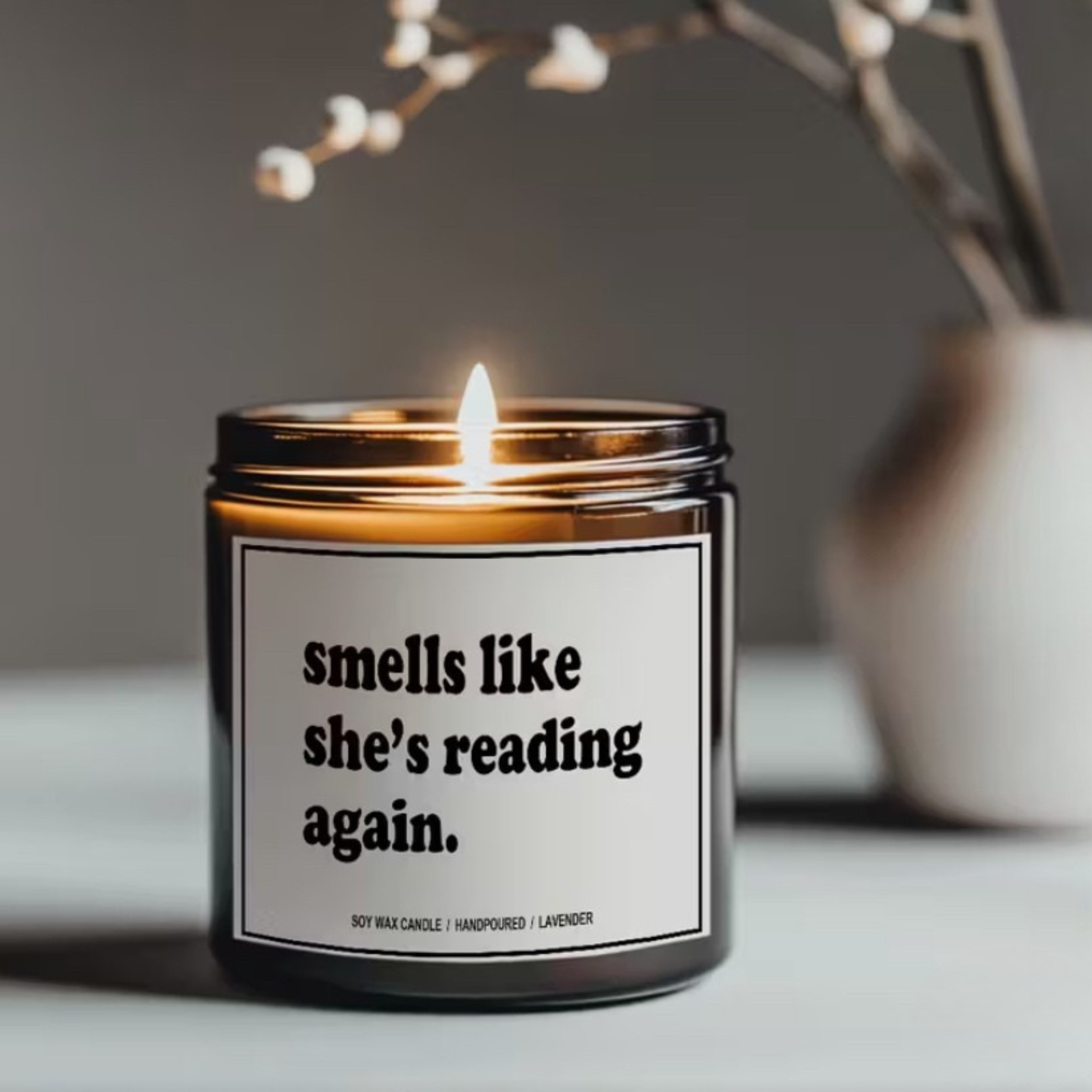 Smells like she’s reading again