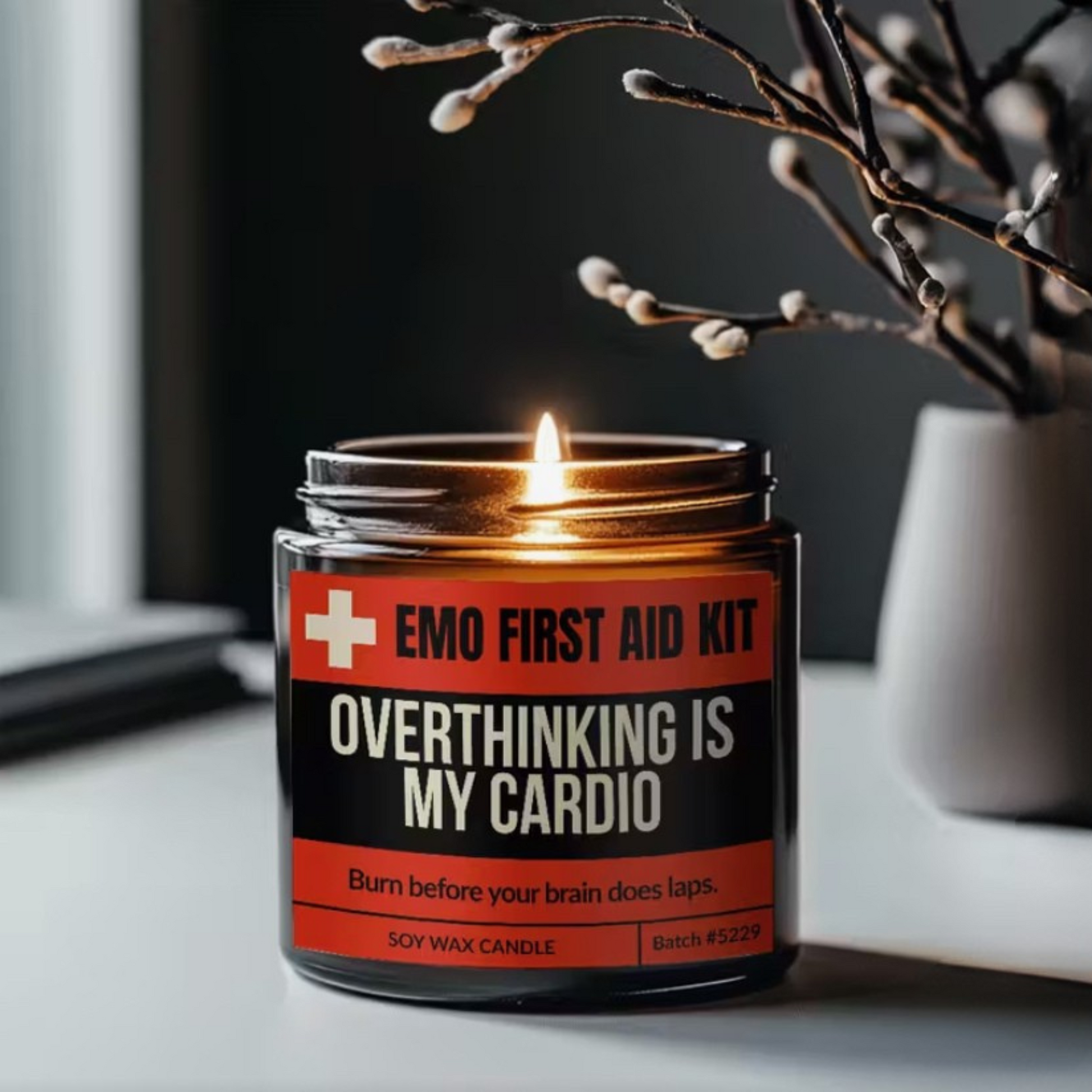 OVERTHINKING IS MY CARDIO. Burn before your brain does laps.