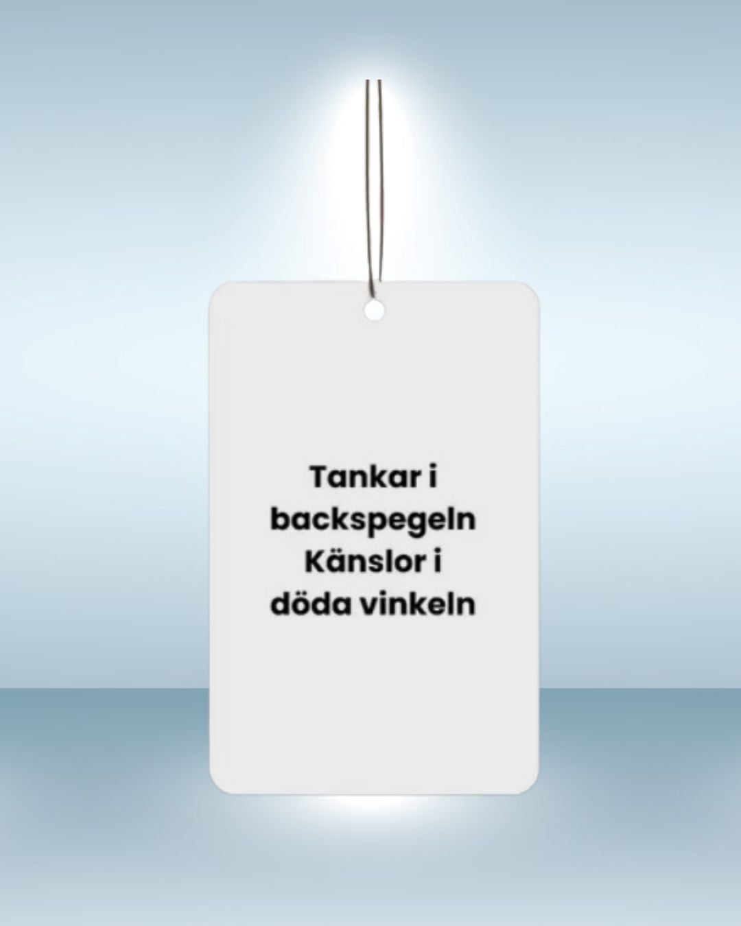 Tankar i backspegeln, känslor i döda vinkeln (Doft av vitt te)