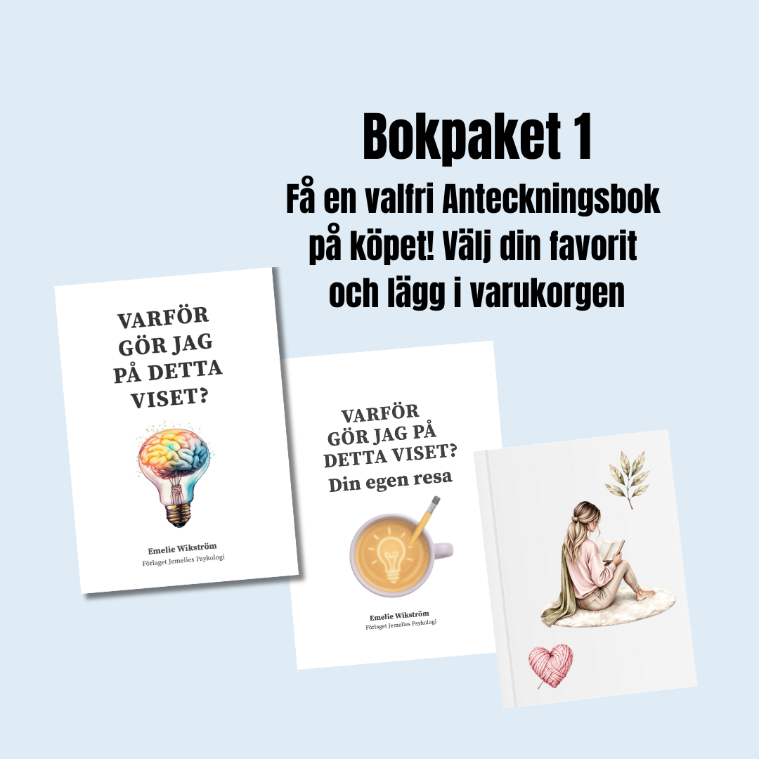 NYHET! Bokpaket 1 - Varför gör jag på detta viset + Övningsboken + Anteckningsbok