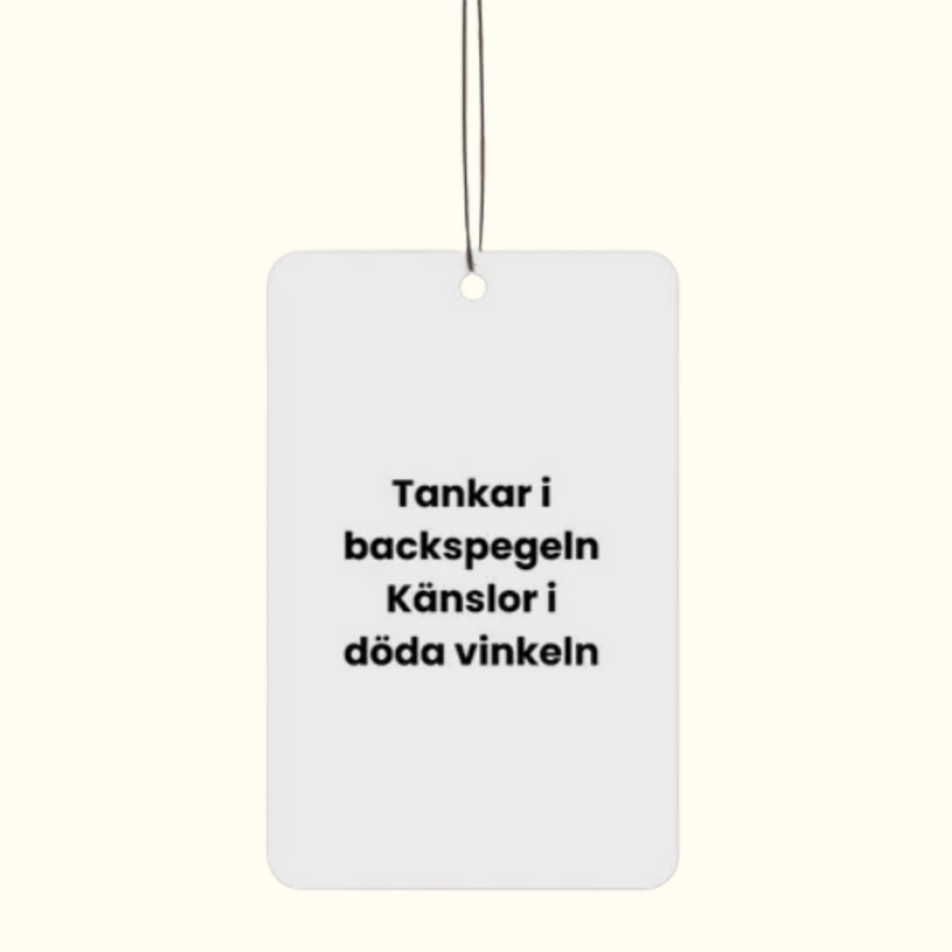 Tankar i backspegeln, känslor i döda vinkeln (Doft av vitt te)