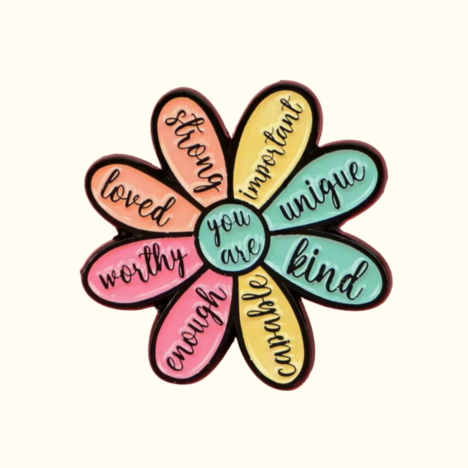 Flower of affirmations