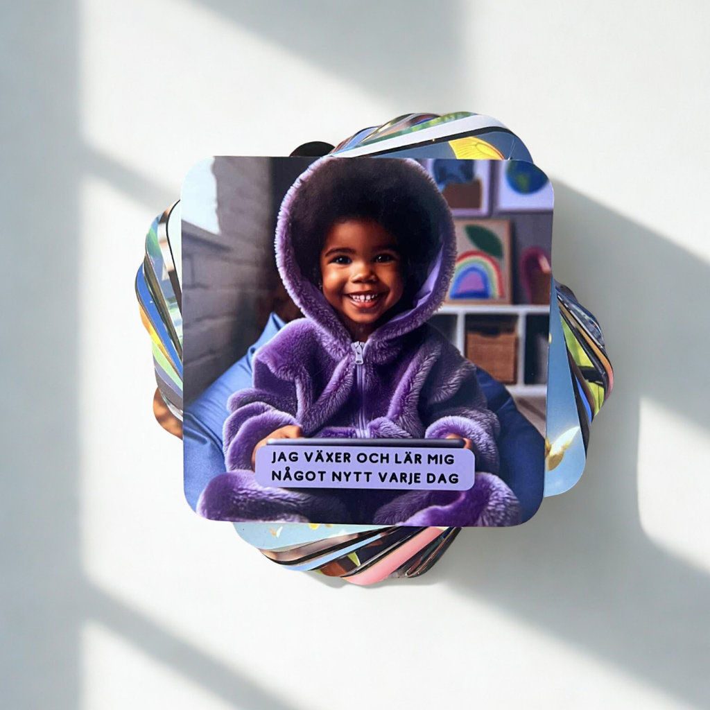 LITTLE HEARTS Affirmationskort för barn