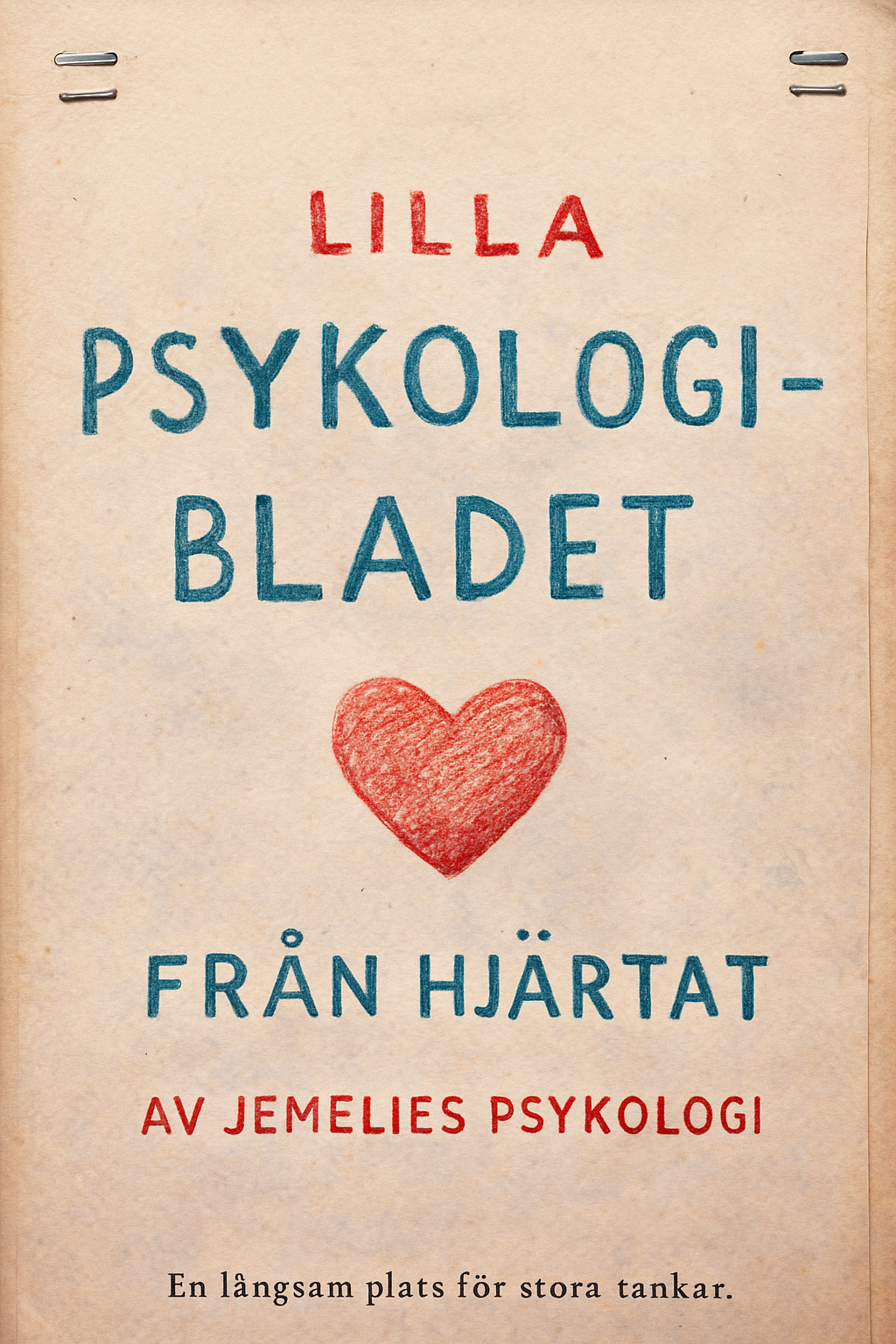 Lilla Psykologi-bladet - årsprenumeration