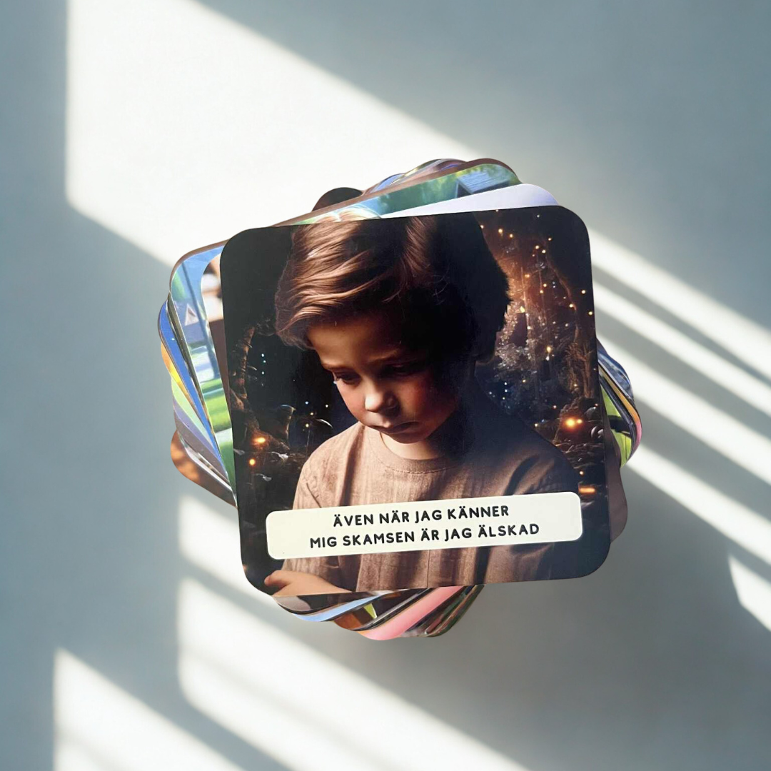 LITTLE HEARTS Affirmationskort för barn