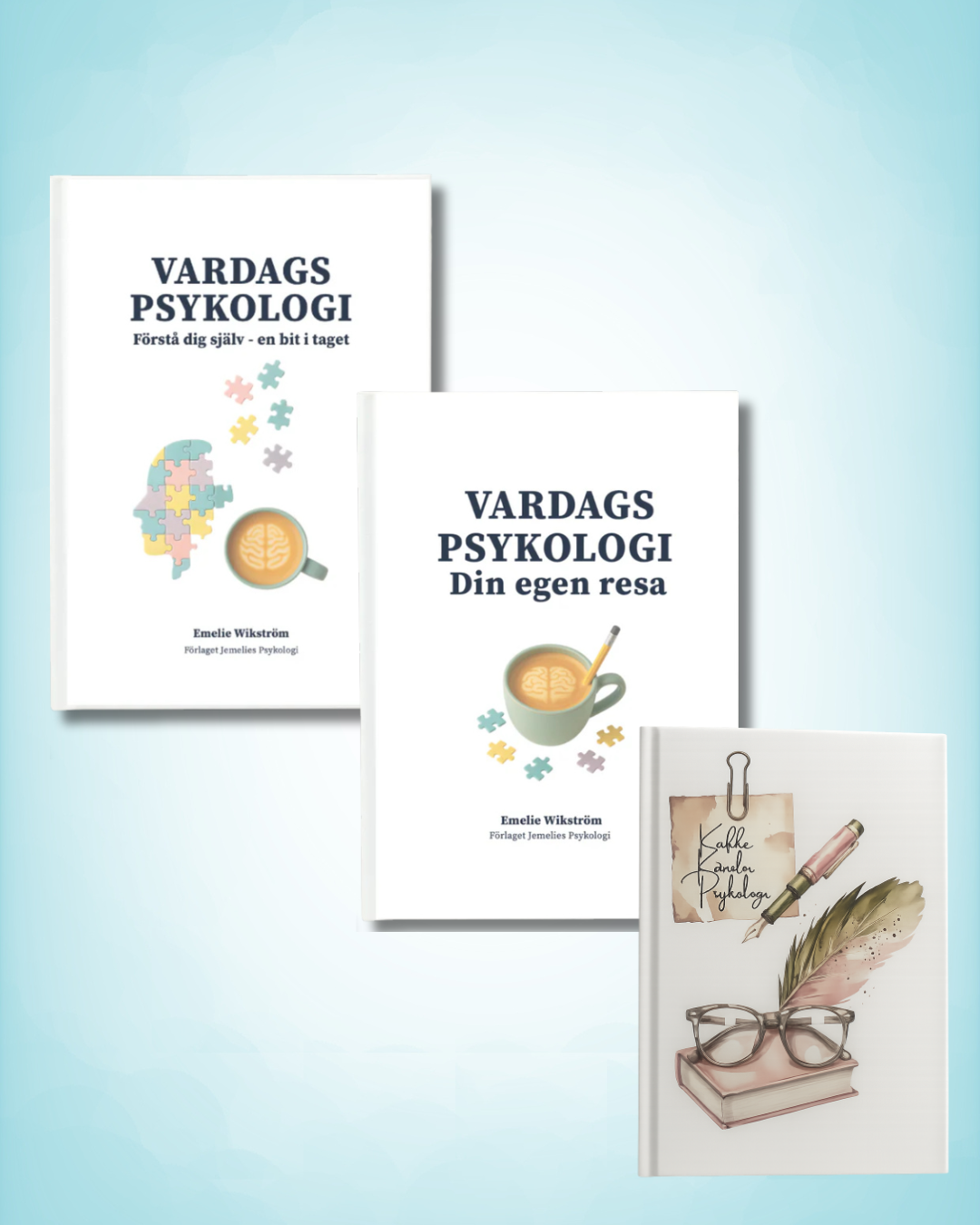 Vardagspsykologi + Övningsbok + Anteckningsbok