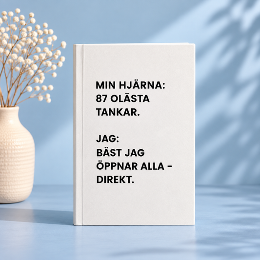 A5 - Anteckningsbok Övertänkande