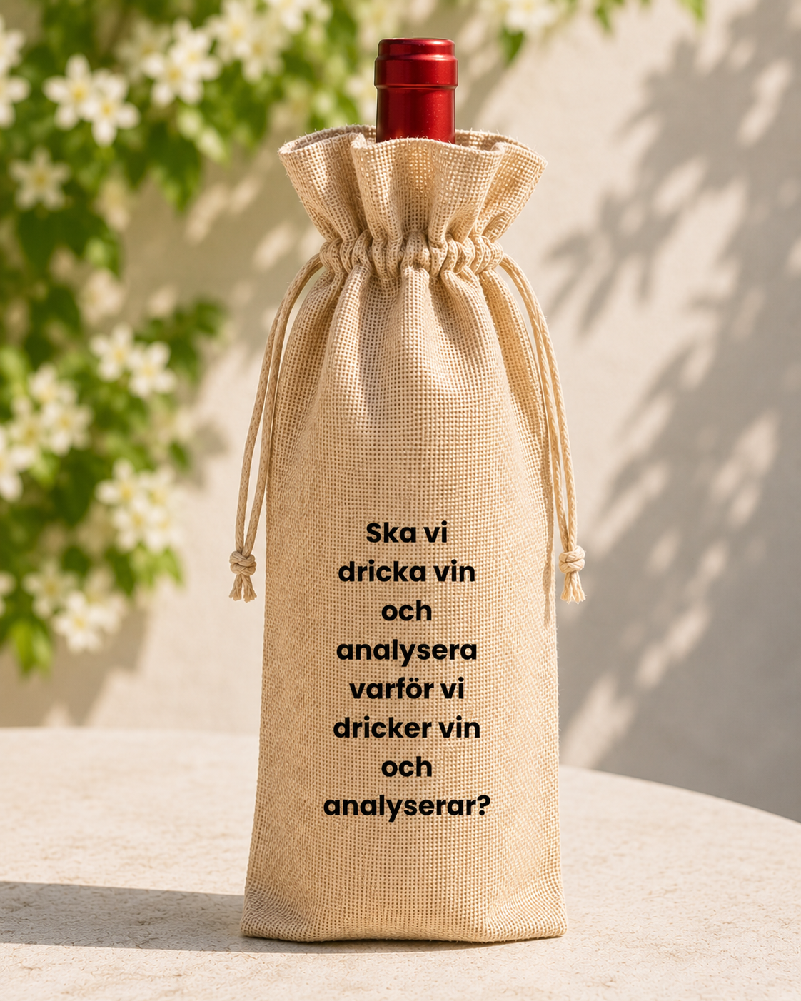 Ska vi dricka vin och analysera varför vi dricker vin?