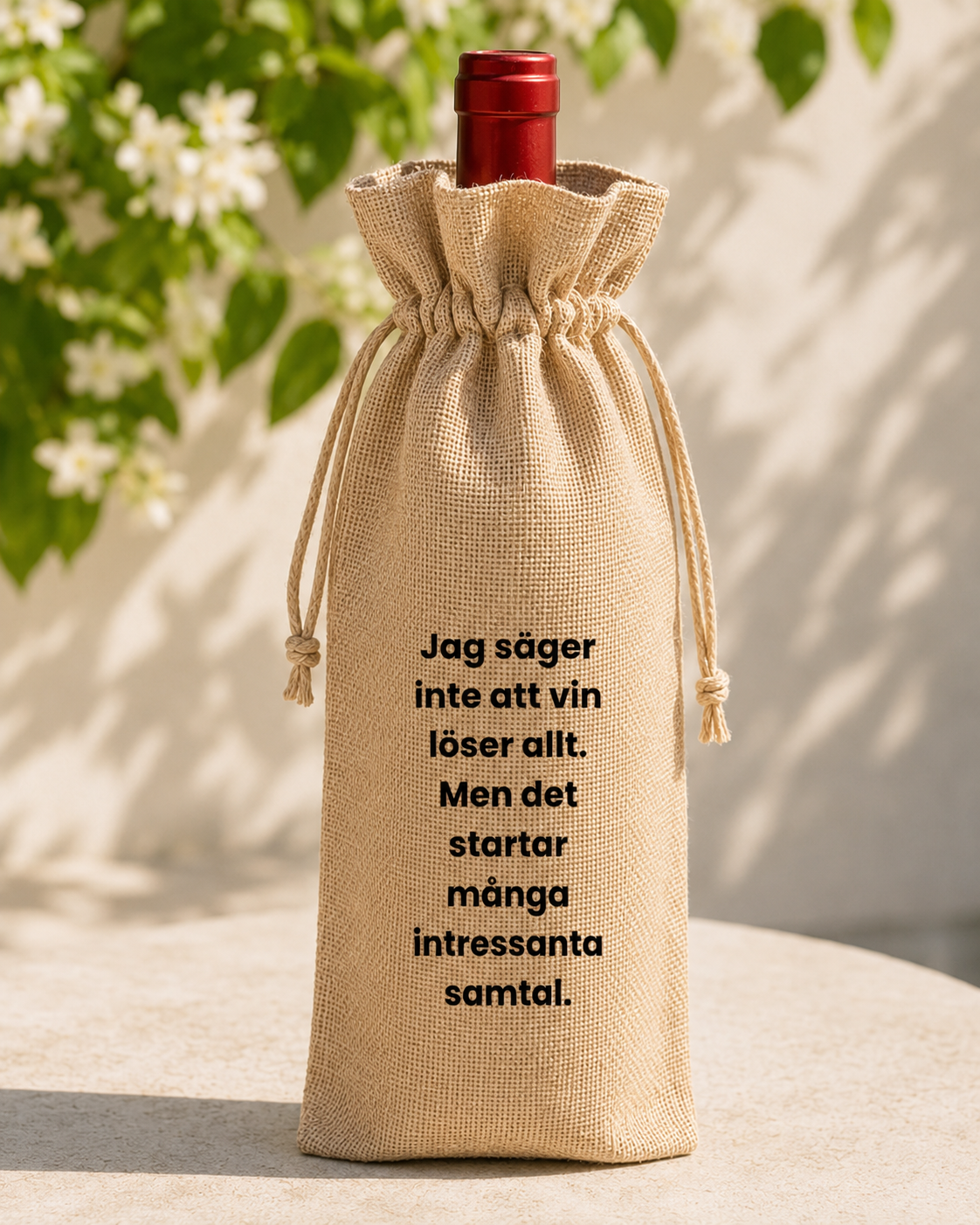 Jag säger inte att vin löser allt. Men det startar många intressanta samtal.