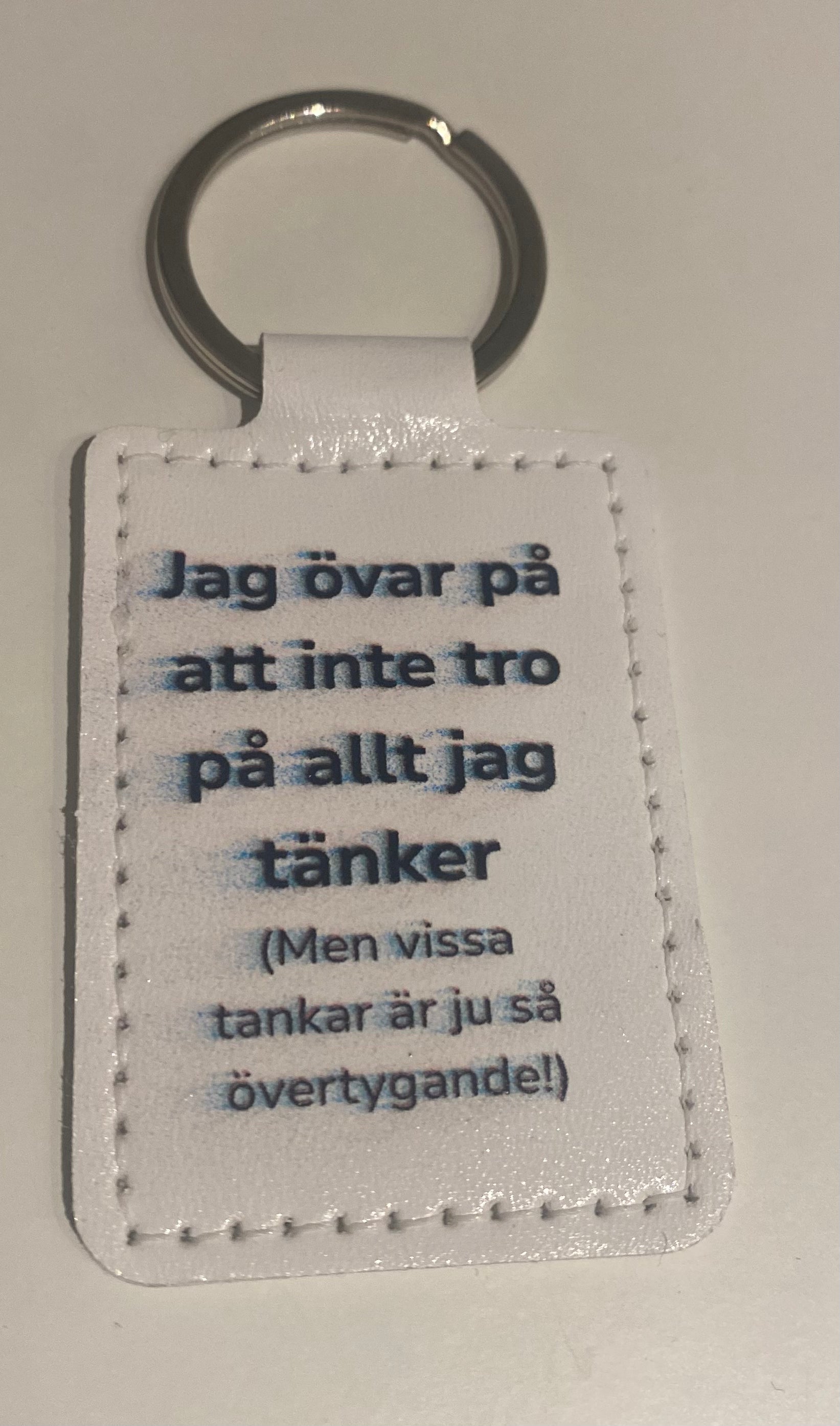 🗝️ Nyckelring – liten tryckmiss, stort budskap 💭