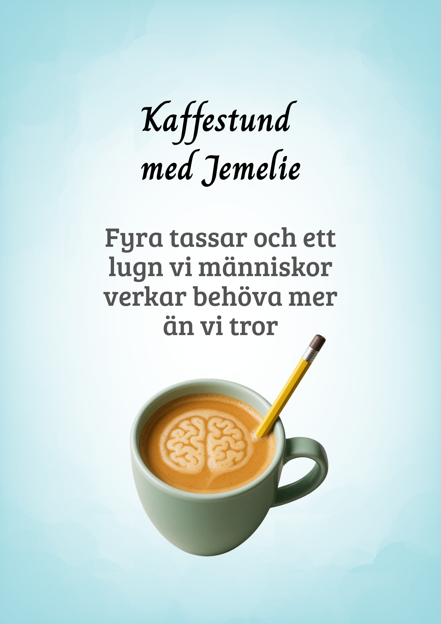 Kaffestund: Fyra tassar och ett lugn vi människor verkar behöva mer än vi tror ☕️🐾